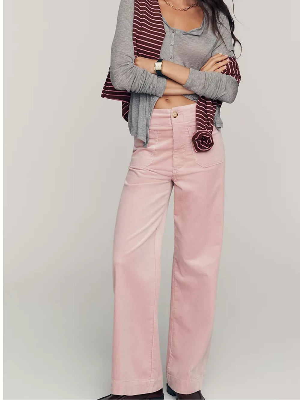 Maeve Collet Corduroy Pants
